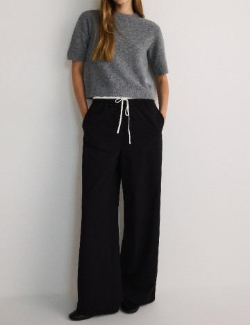 Pantaloni Reserved, negru