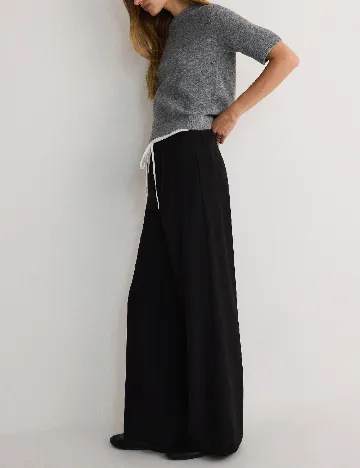 Pantaloni Reserved, negru