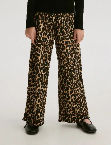 Pantaloni Reserved, animal print