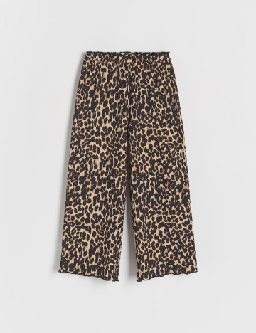 Pantaloni Reserved, animal print