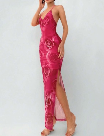 Rochie lunga SHEIN, roz