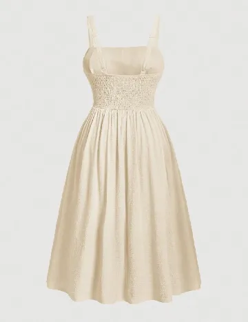 Rochie medie SHEIN CURVE, crem