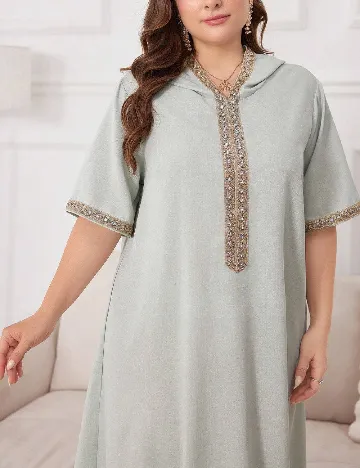 Rochie lunga SHEIN CURVE, verde