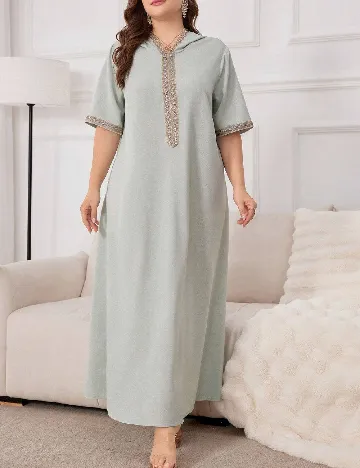 Rochie lunga SHEIN CURVE, verde