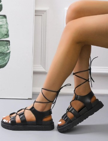 Sandale SHEIN, negru