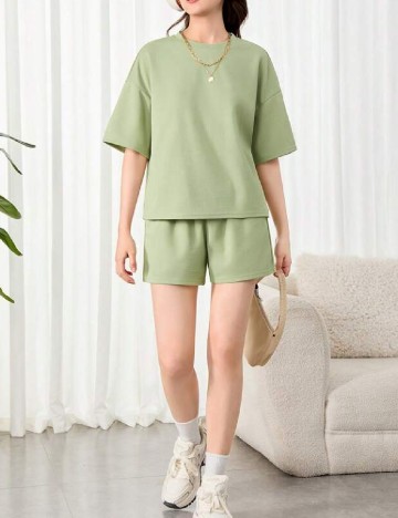 Compleu Shein Kids, verde