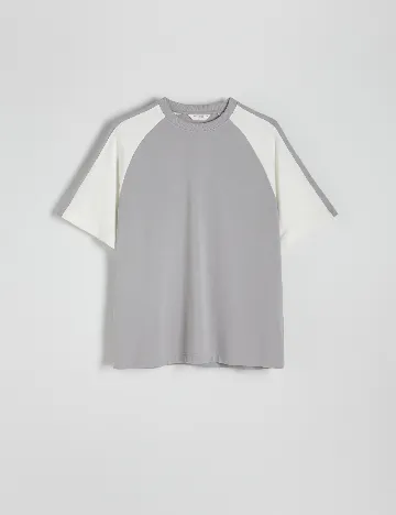 Tricou Oversize Reserved, gri