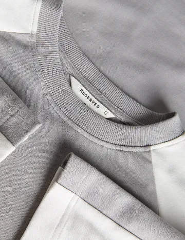 Tricou Oversize Reserved, gri