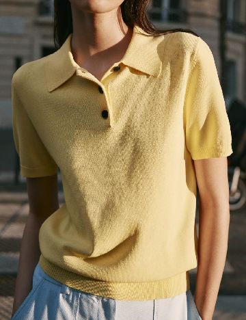 Tricou Zara, galben