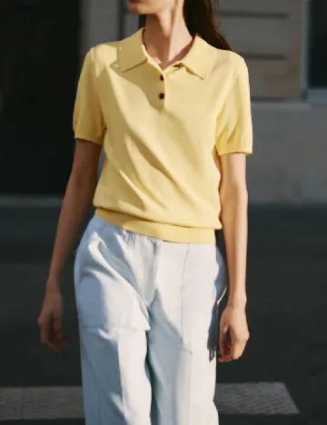 Tricou Zara, galben