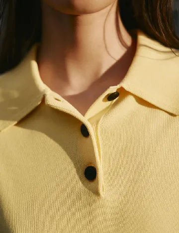 Tricou Zara, galben