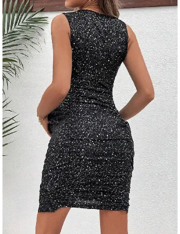 Rochie scurta SHEIN Maternity, negru