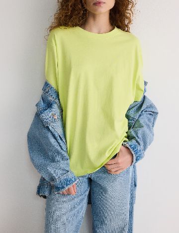 Tricou Oversize Reserved, verde