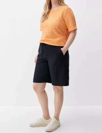 Pantaloni scurti TRIANGLE, bleumarin inchis