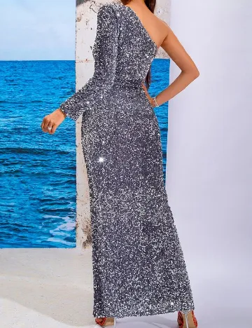 Rochie lunga Love&Lemonade, gri