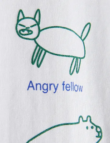 Tricou Oversize Reserved, alb