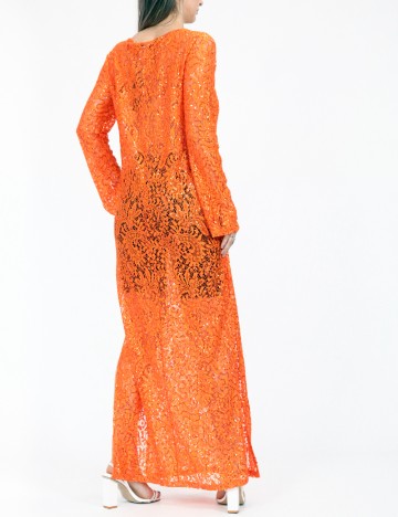 Rochie lunga Vero Moda, portocaliu