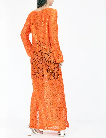 Rochie lunga Vero Moda, portocaliu