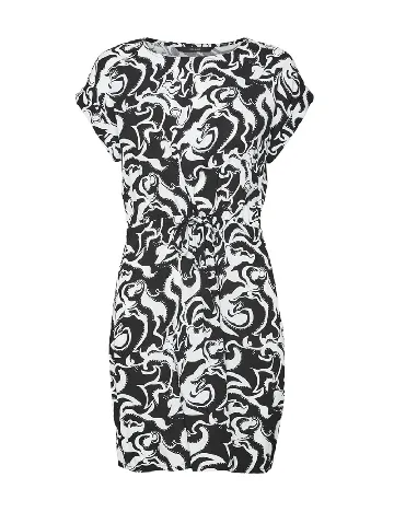 Rochie scurta Vero Moda, alb/negru