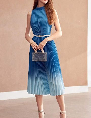 Rochie medie MOTF, albastru