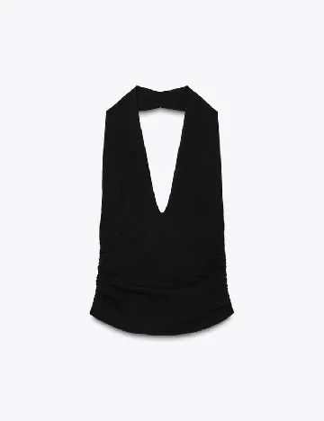 Top Zara, negru