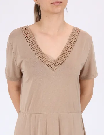 Rochie scurta Vero Moda, maro