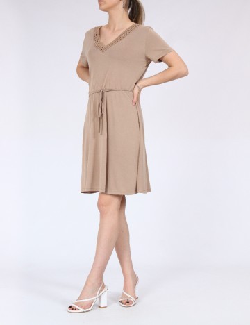Rochie scurta Vero Moda, maro