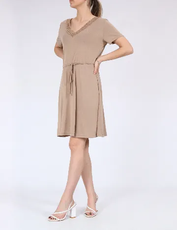 Rochie scurta Vero Moda, maro
