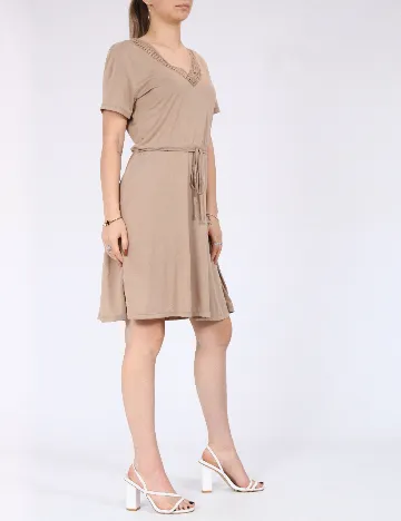 Rochie scurta Vero Moda, maro