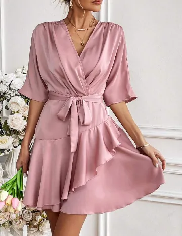 Rochie scurta SHEIN, roz