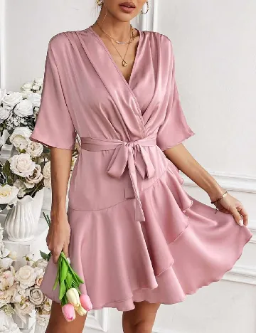 Rochie scurta SHEIN, roz