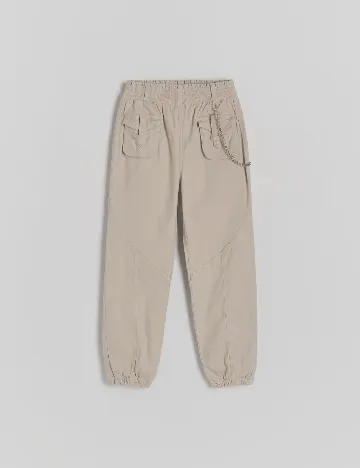 Pantaloni Reserved, bej
