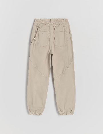 Pantaloni Reserved, bej