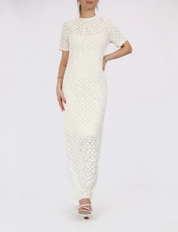 Rochie lunga Vero Moda, crem