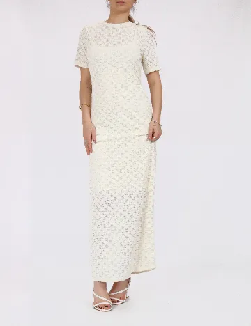 Rochie lunga Vero Moda, crem