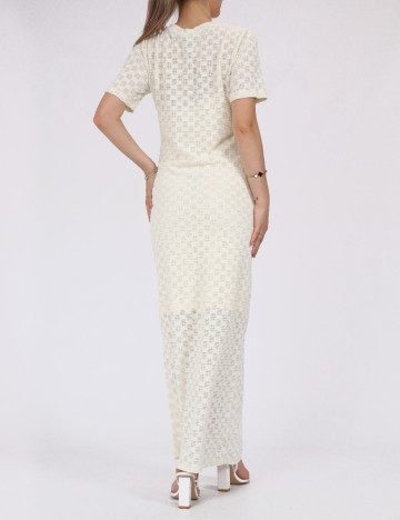 Rochie lunga Vero Moda, crem