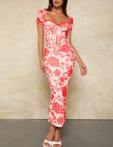 Rochie lunga Forever 21, roz