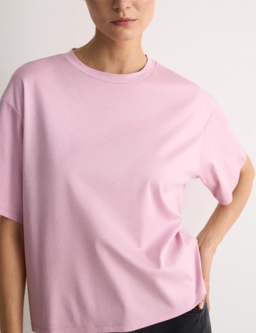 Tricou Oversize Reserved, roz