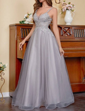 Rochie lunga SHEIN, gri