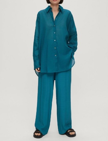 Pantaloni s.Oliver, albastru