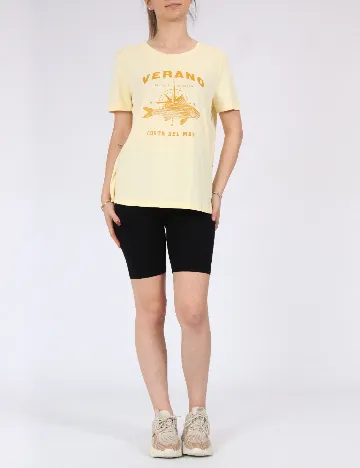 Tricou Vero Moda, galben