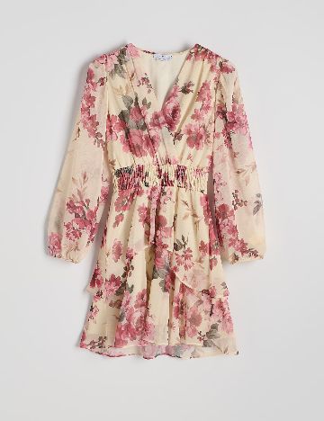 Rochie scurta Reserved, floral print