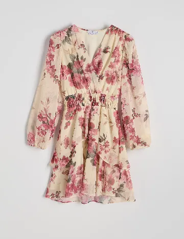 Rochie scurta Reserved, floral print