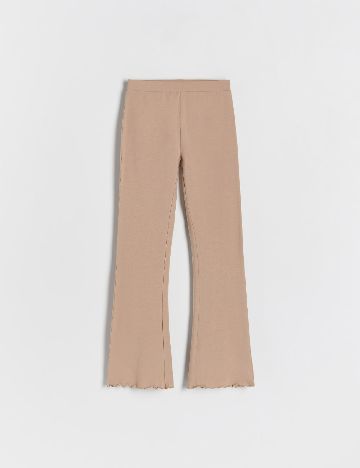 Pantaloni Reserved, maro deschis