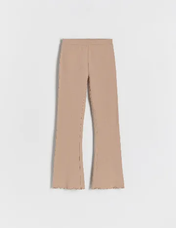 Pantaloni Reserved, maro deschis