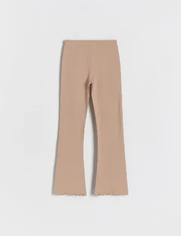 Pantaloni Reserved, maro deschis