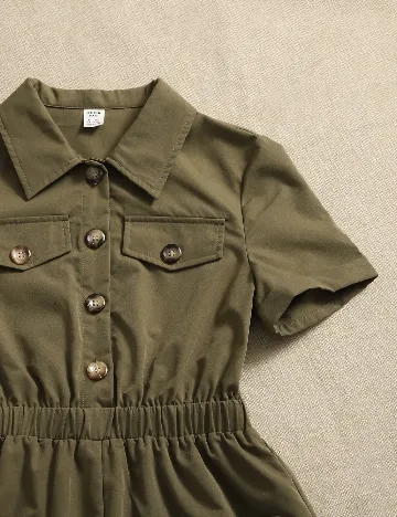 Salopeta Shein Kids, verde