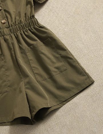 Salopeta Shein Kids, verde