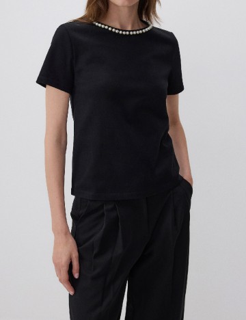 Tricou Reserved, negru