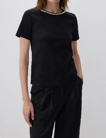 Tricou Reserved, negru